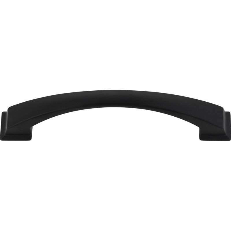 Roman Arch Pull, Matte Black, 3 3/4"