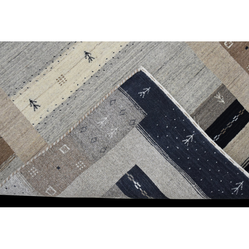 Area Rug in Beige/Rust, Rectangle 7'9" x 9'9"