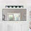 Applique murale moderne 5 lumières DEL moderne pour meuble-lavabo