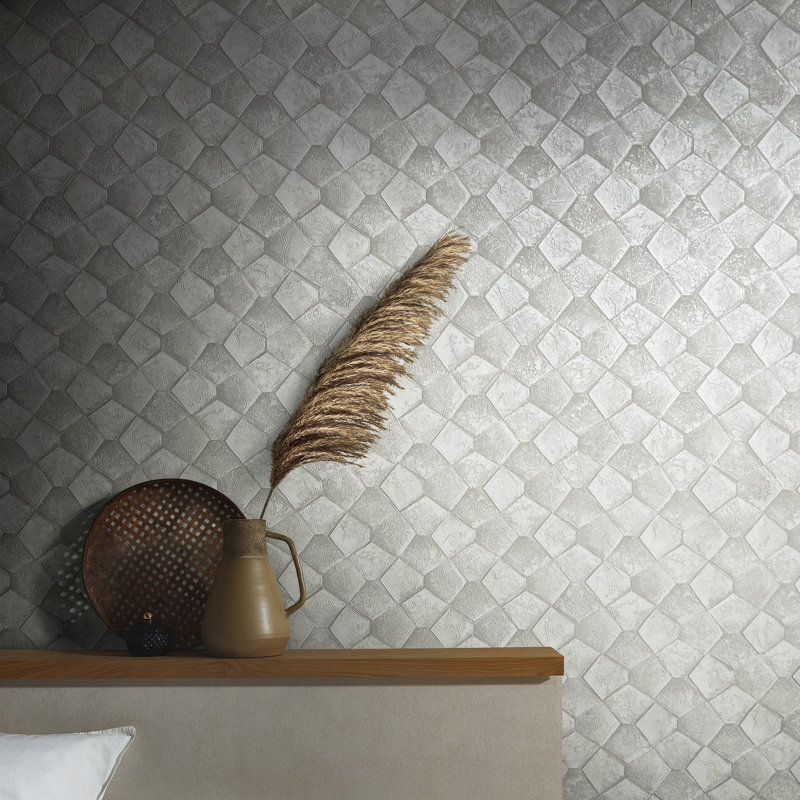 Eclectic 33cm x 70cm Wallpaper Roll, Beige
