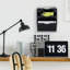 Porte-courrier mural en acrylique noir