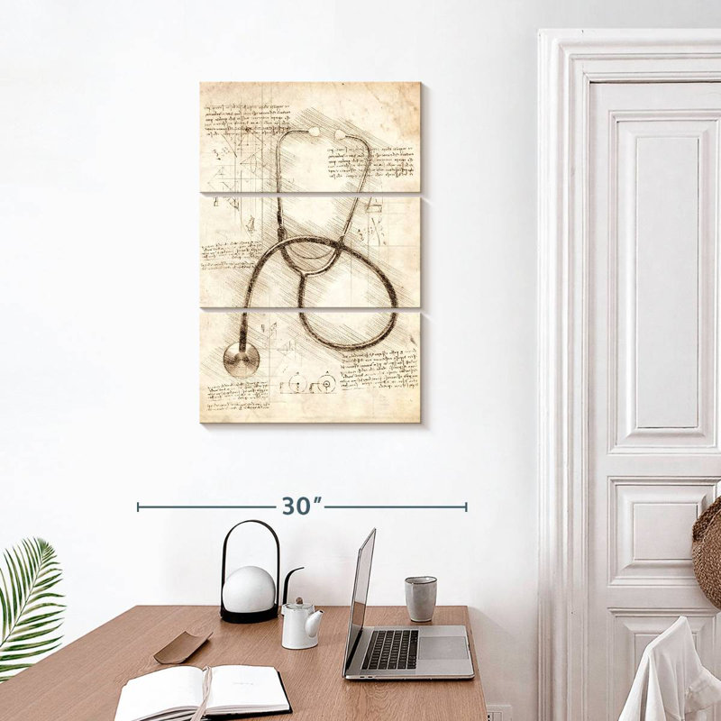 Alcaraz Stethoscope, 32" H x 20" W