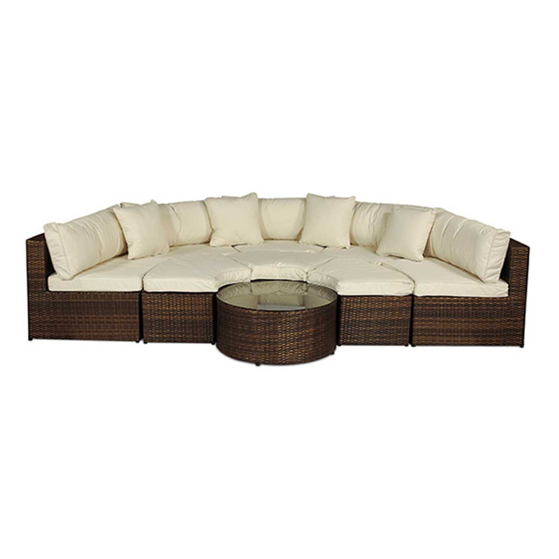 Haringe 8 Seater Rattan Sofa Set