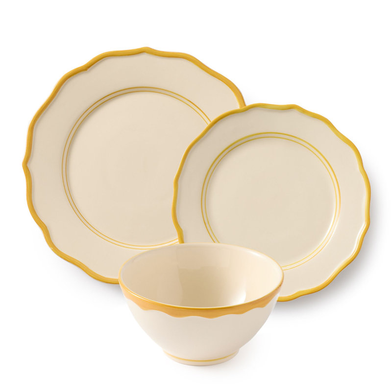 Giovanna Stoneware Dinnerware Set - Service for 4