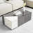 Benley 39.37''W Mirrored Modern Block Coffee Table-1679606135