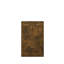 Armoire à chaussures 31,49 pouces en bois massif noir et brun-1341795107