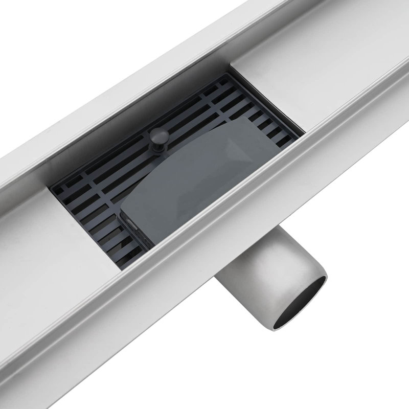  Shower Drain Height Adjustable Stainless Steel 304 Modern Rectangular
