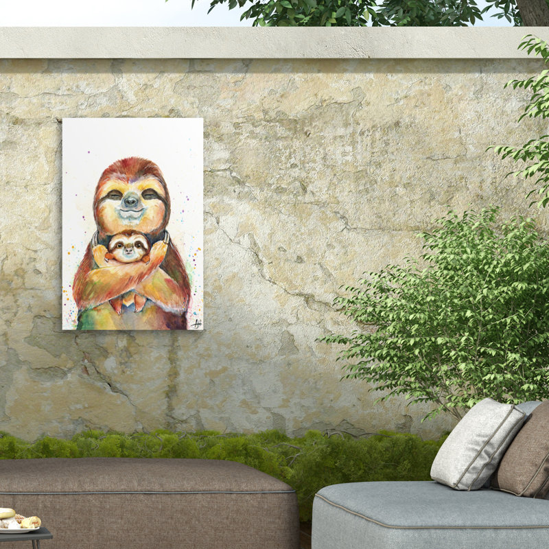 Toile d'extérieur Marc Allante X. Exotic Xenarthran, H 16 po x l 24 po