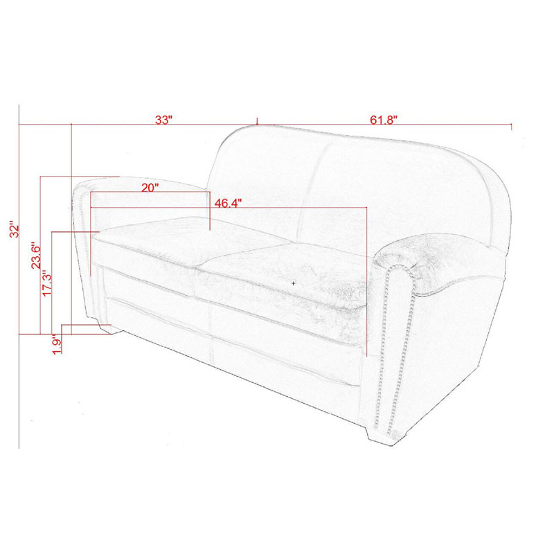 Paris Club Loveseat