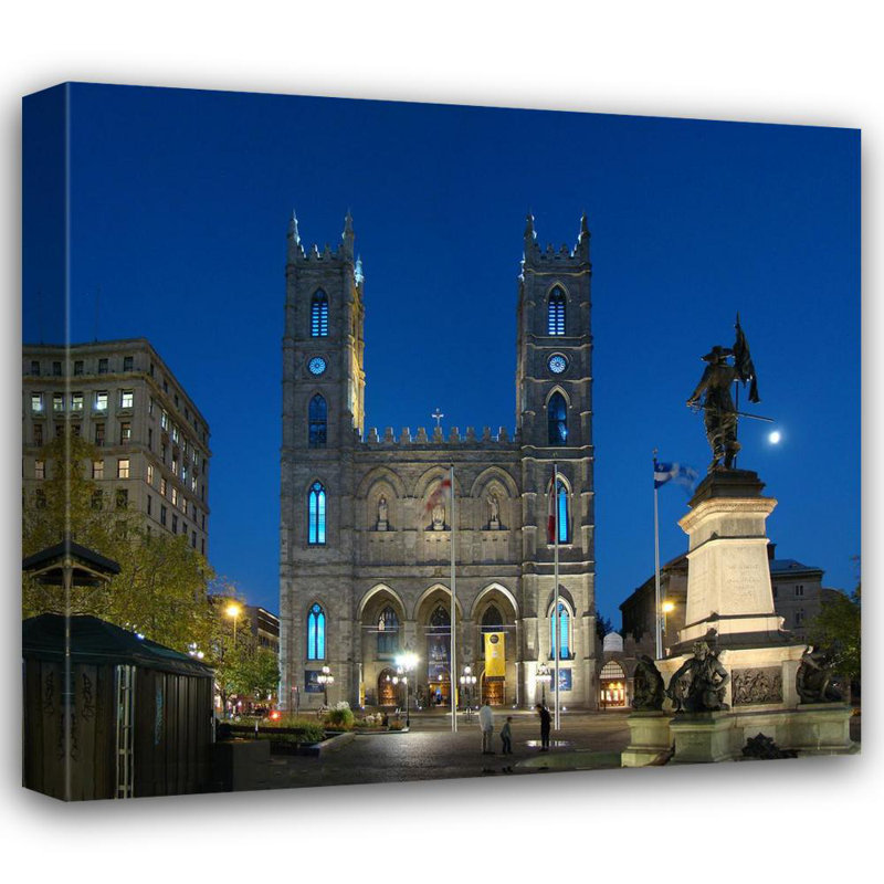 Basilique Notre-Dame, Montréal, Québec, H 20 po x l 22 po