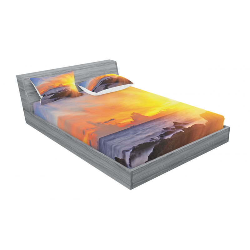 Microfiber Sheet Set, Full Sheet Set with Fitted Sheet
