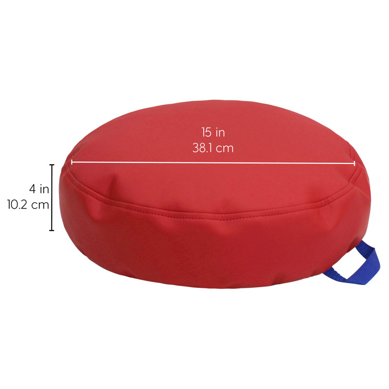 SoftScape Bean Cushions, Red/Green/Yellow/Blue