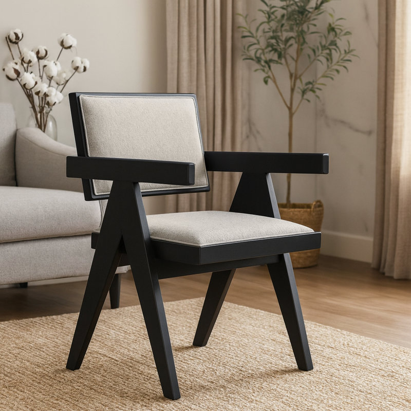 Ensemble de 2 chaises d'appoint Raquel, noir