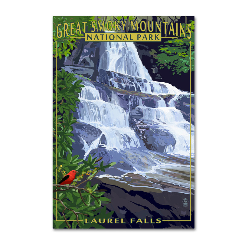 Publicité rétro sur toile Kadey «Travel Poster 104», H 32 po x l 22 po x P 2 po