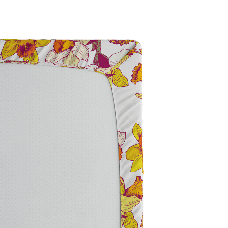 Drap-housse forêt, Drap-housse simple TG, Narcisse