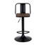 Aelicia Adjustable Height Counter Stool with Metal Frame