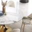 Light luxury modern simple round rock table-102437868