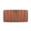 Table rectangulaire noire naturelle - Convient à différents espaces de salle à manger en bois et à base
