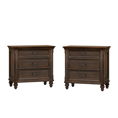 3-Piece Modern Solid Wood Bedroom Set