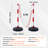 VEVOR 33.8'' H x 96'' W Stanchion System