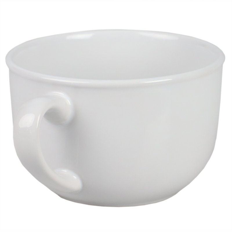 Ceramic Teacup, White