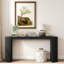 Console avec rayures verticales uniques et design incurvé -761600805