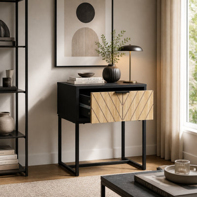 Console d'entrée compacte avec tiroir de rangement