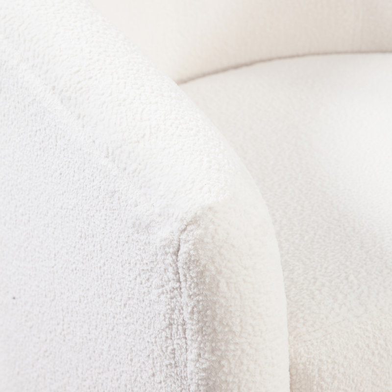 Fauteuil en tissu Performance, Ivory