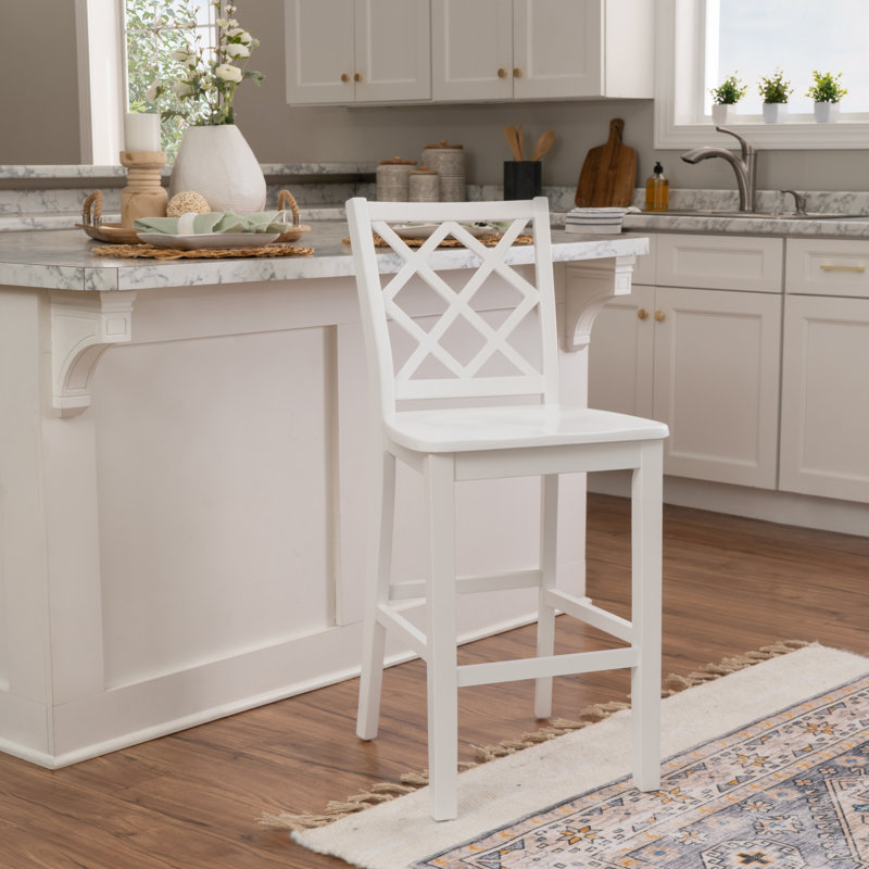 Ashdon Counter Stool, White
