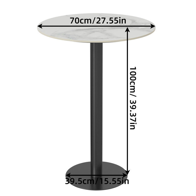 Rond Kerubel 27,55 po, Noir