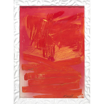 «Front Wall» par Robert Robinson, reproduction d'art sur papier encadrée