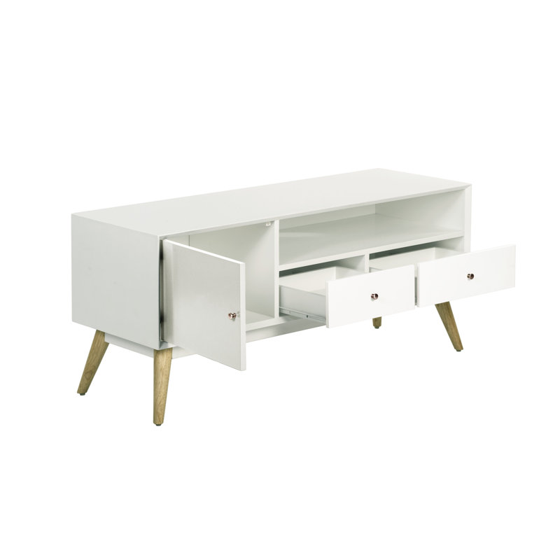 Adore Decor Lilou Media Console up to 50", White