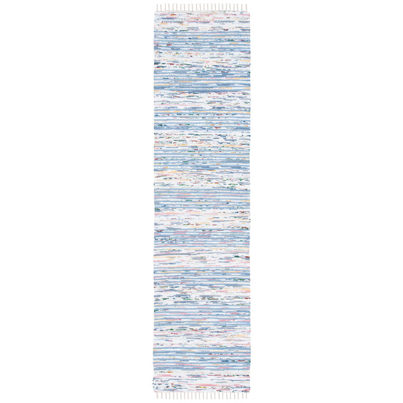 Montauk Hand Woven Performance Striped Rug, Runner 2'3" x 9'