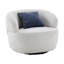 Fauteuil pivotant avec chaise demi-tonneau et fauteuil-1163349806