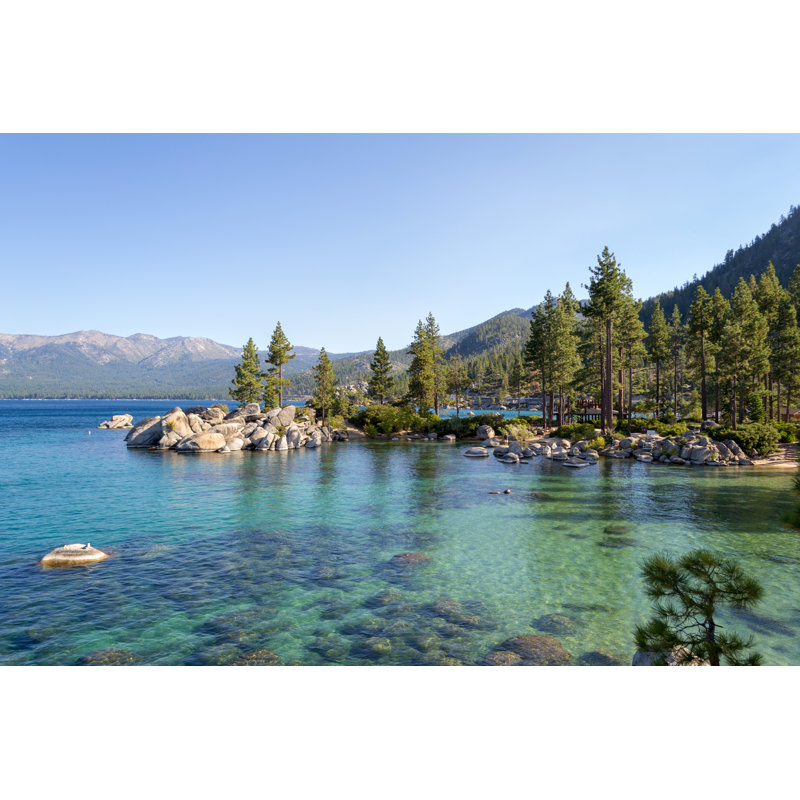 «Lake Tahoe» par Damien Verrier - Photographie sur toile tendue