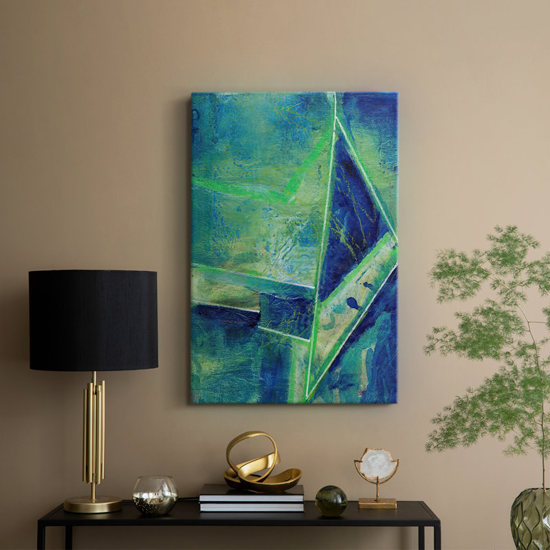 GeometricInCool II - galerie sur mesure Cavas, H 18 po x l 12 po
