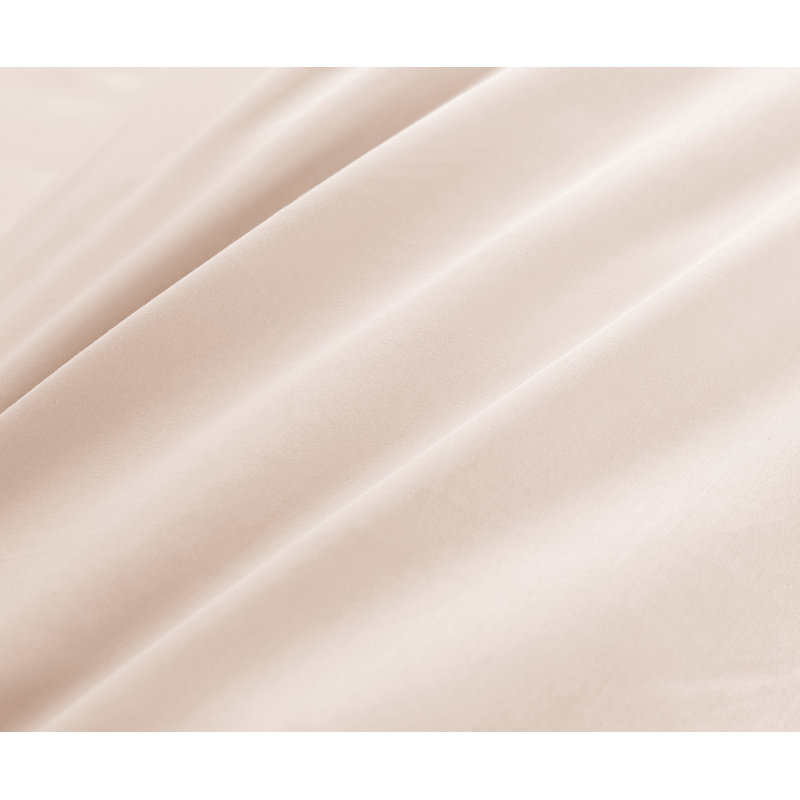 400 Thread Count 100% Cotton Sateen Flat Sheet, Oyester, Super King (6')