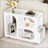 Mobile End Table With Lockable Wheels