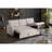 Upholstered Pull Out Sectional Sofa With Chaise