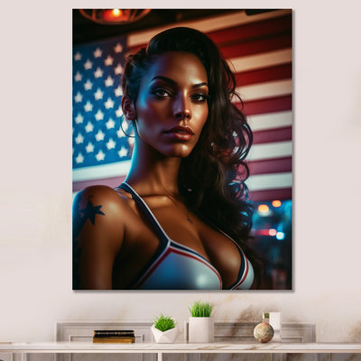 Kiyann American Beauty II sur toile