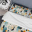 Ensemble de housse de couette Urban Tones Blue Beige Eclectic Chic I-893464859