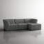 4 Seater Corduroy Seating Component-1577407435