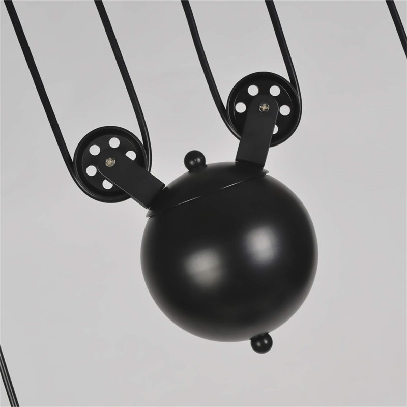 Yelle 3 - Light Black Kitchen Island Pendant