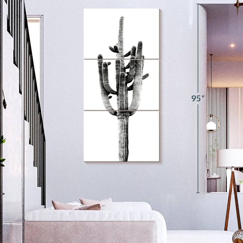 Saguaro Black II, 80" H x 39" W