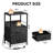 Gwytha Farmhouse Nightstands with Charging Station and LED Lights, Bedside Tables With 2 Drawers and Open Shelf, USB Ports And Outlets-1429838032