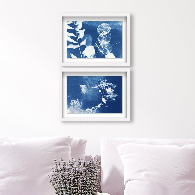 Faded Poetry Set Set by Oliver Gal, 16.5"H x 11.5"W, White Shadowbox