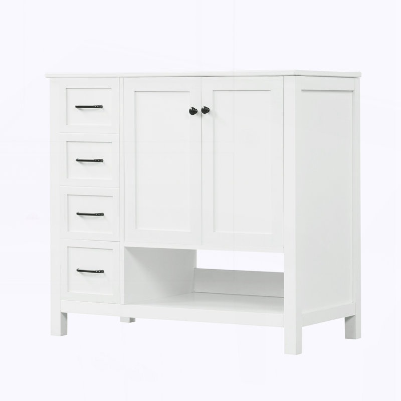 Meuble-lavabo 36 po avec comptoir d'évier, White