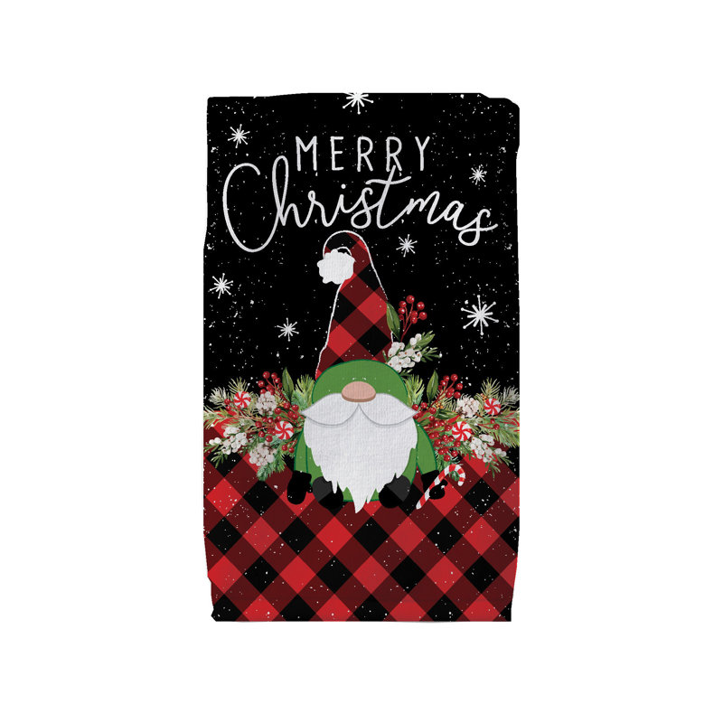 Fall Floral Pumpkin Initial & Name Hand Towel