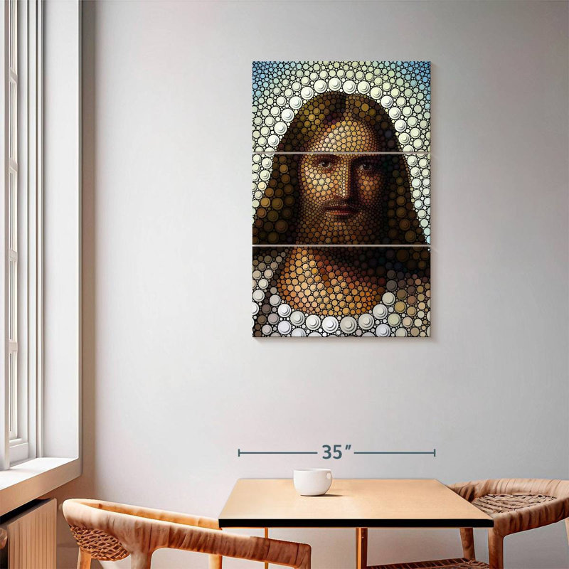 Leisha, Jésus-Christ numérique, H 57 po x l 36 po