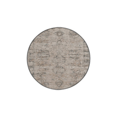 Machine Washable Gray Area Rug